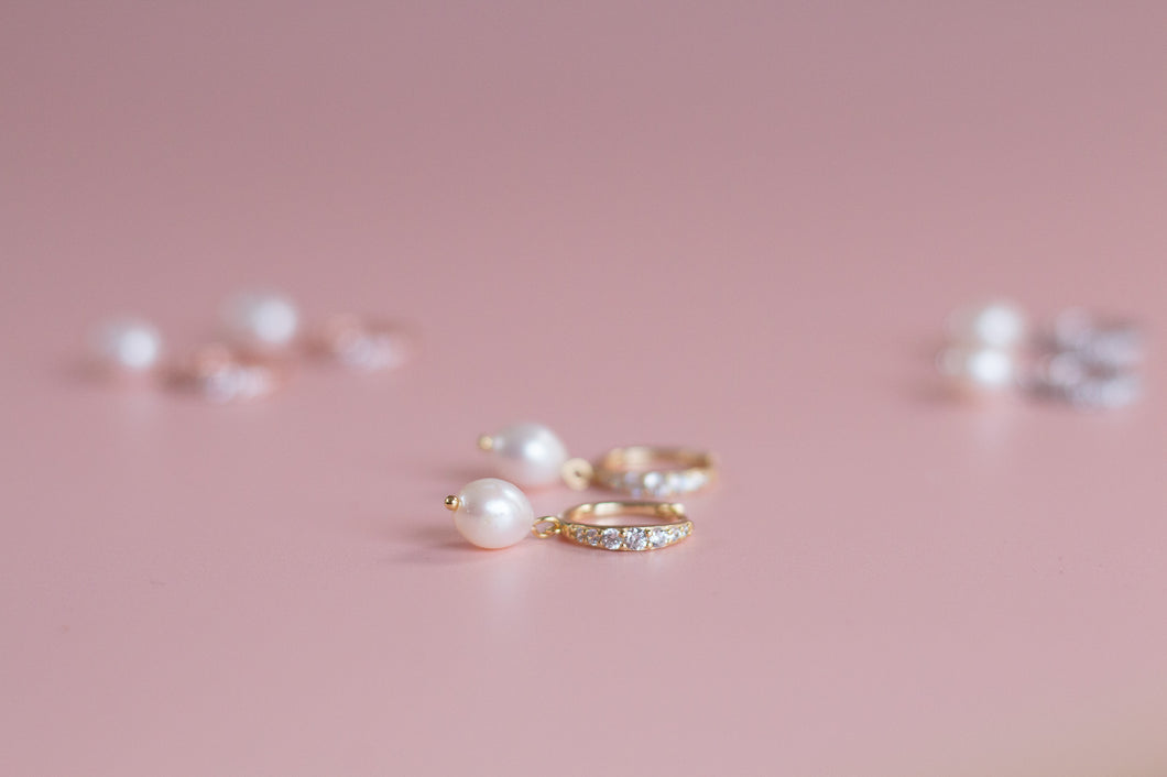 Freya Huggies + Delilah Studs